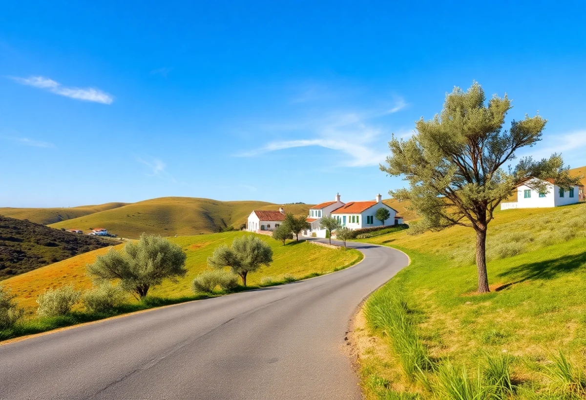 Évasion au fil des routes méconnues de la carte du sud du Portugal