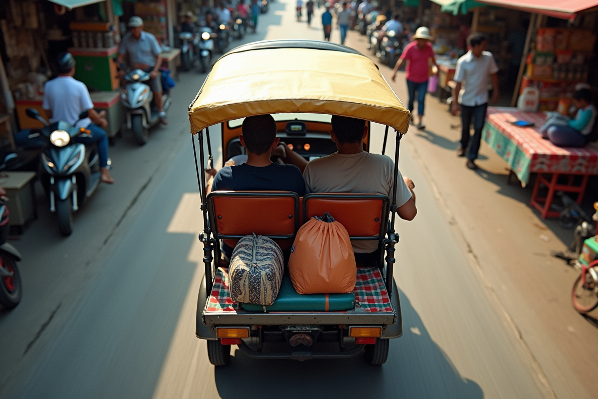 tuk-tuk passagers